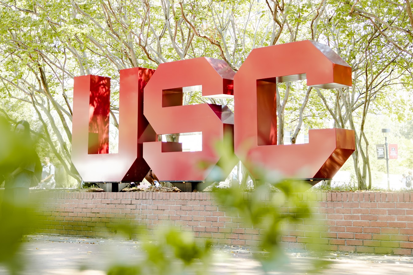 giant USC letters