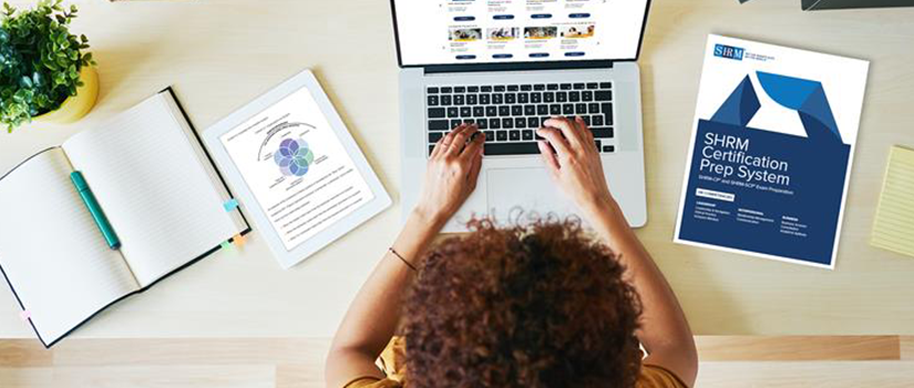 SHRM student studying