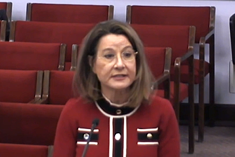 Caroline Streater testifies