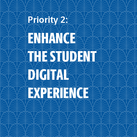 Priority2: Enhance the student digital experience