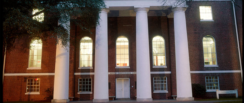 Front columns and door to the South Caroliniana Library