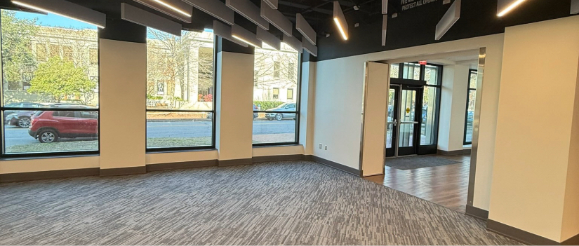View of the inside of Sumwalt College entrance.