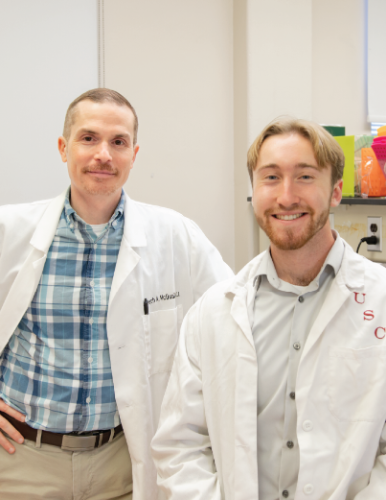 Dr. Joseph McQuail and Michael Pitre