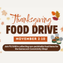 Thanksgiving Food Drive (Nov. 2-10)
