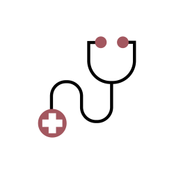 Medical stethoscope Icon