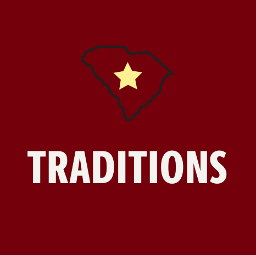 a piture of SC state with the word "traditions" under. 