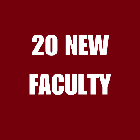 20 New Faculty