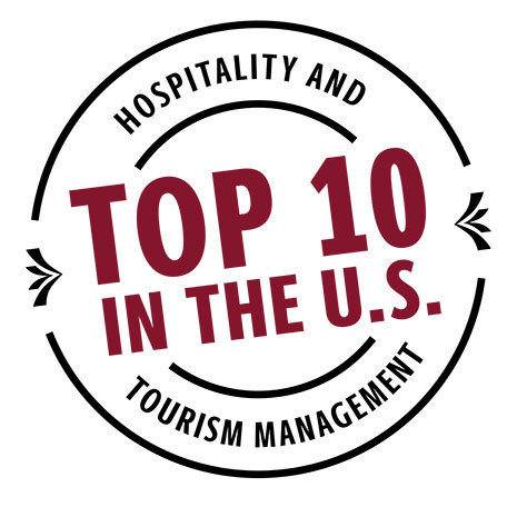 Top 10 in the U.S. Hospitality and Tourism Management 