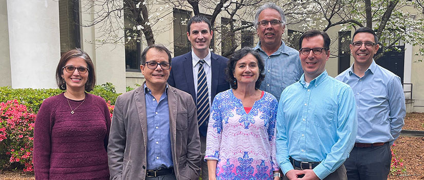 Group portrait of Latino Hispanic Faculty Caucus members