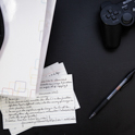 Notes and a game controller