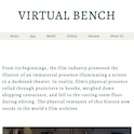 homepage of Virtual Bench website