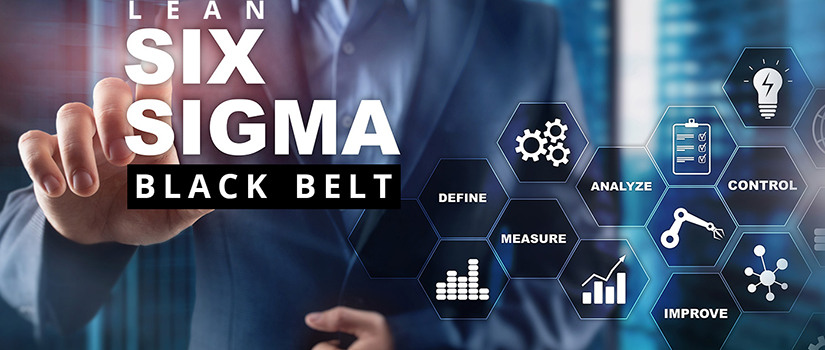 Lean Six Sigma Black Page Header