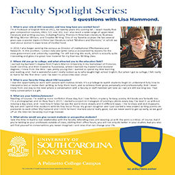 Faculty Spotlight, Lisa Hammond