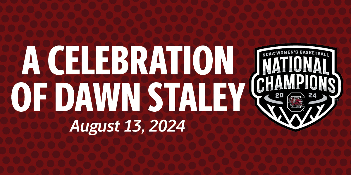 A celebration of Dawn Staley August 13, 2024, coach of the 2024 college women's basketball national championship