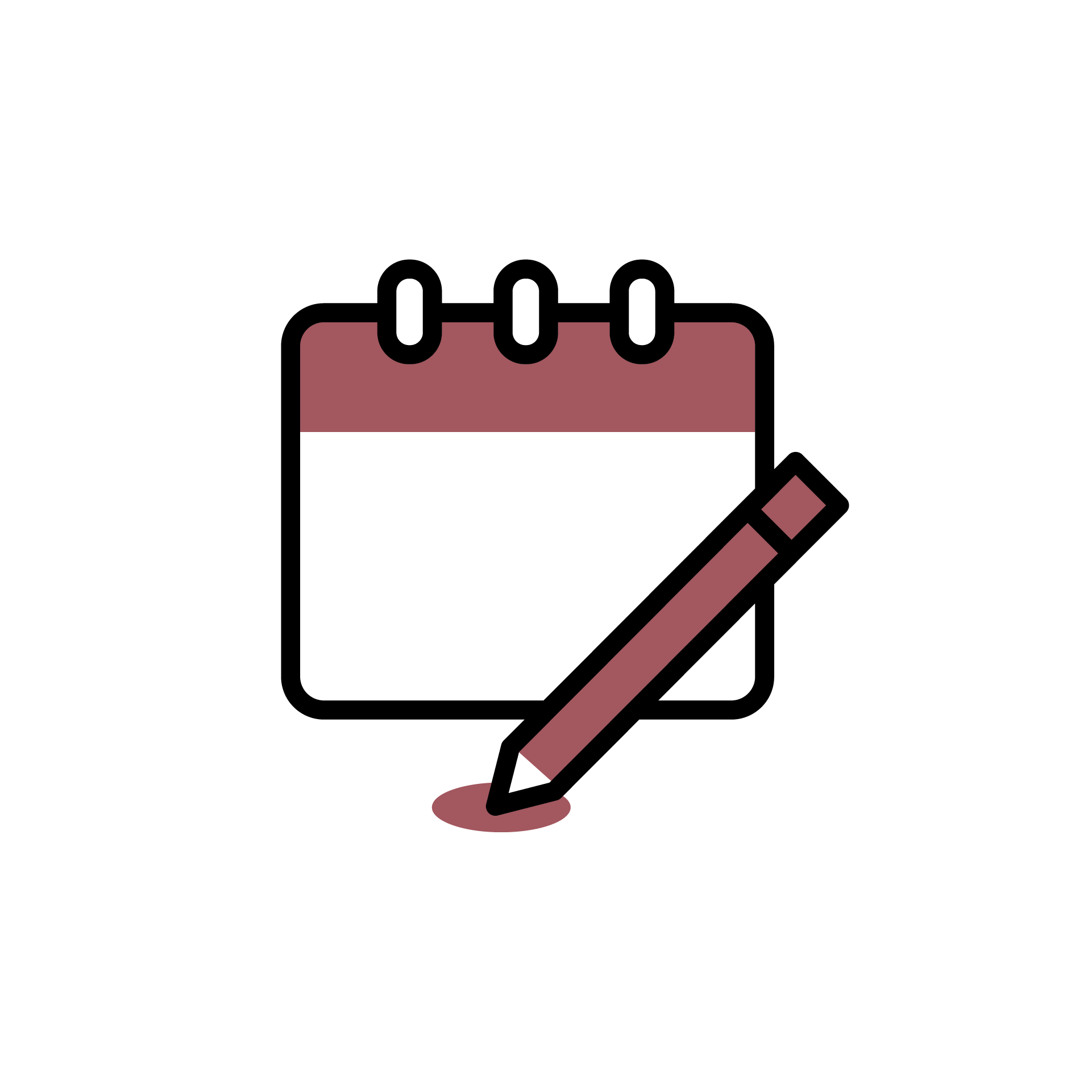 notepad and pen