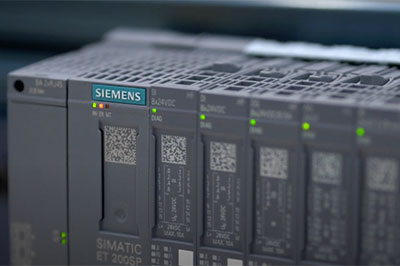 Equipment with the name Siemens on it. 
