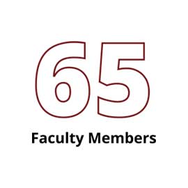 Infographic: 65 Faculty Members