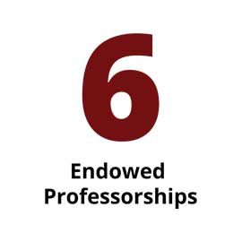 Infographic: 6 endowed professorships