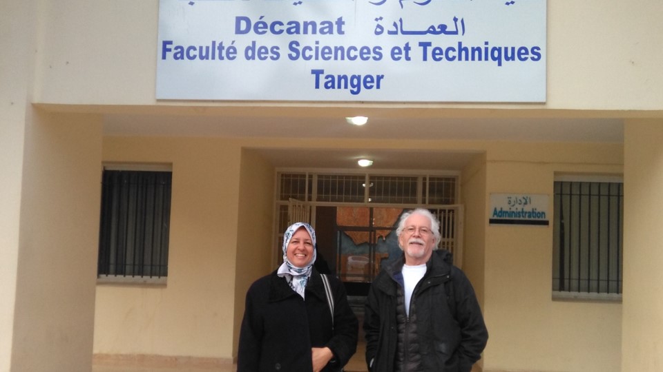 Professors Maurady and Barnes in Tangier