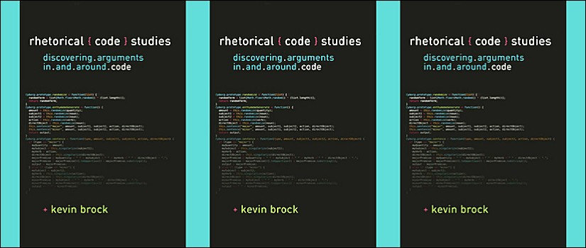 Kevin Brock Rhetorical Code Studies book cover