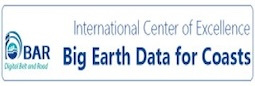 logo for the International Center of Excellence on Big Earth Data for Coasts