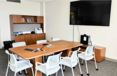 An attractive modern conference room for meetings