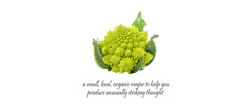 Romanesco. A small, local, organic major to help you produce unusually striking thought.