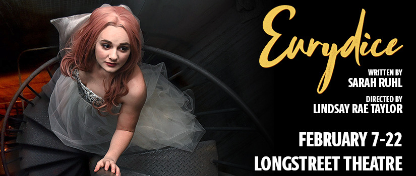 Eurydice Poster Image - Actress on spiral staircase