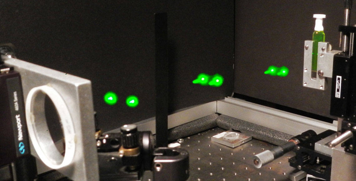 Physical's Mark Berg laser experiment