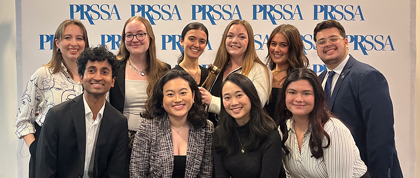 group of students at PRSSA