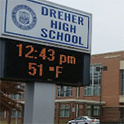 dreher high school sign