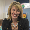 smiling educational administrator