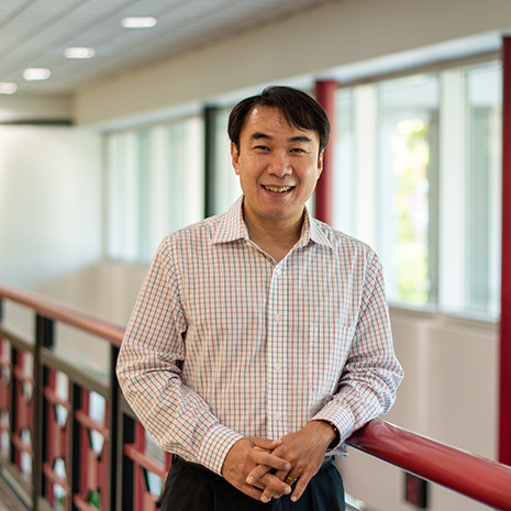 Dr. Huynh in 300 Main building