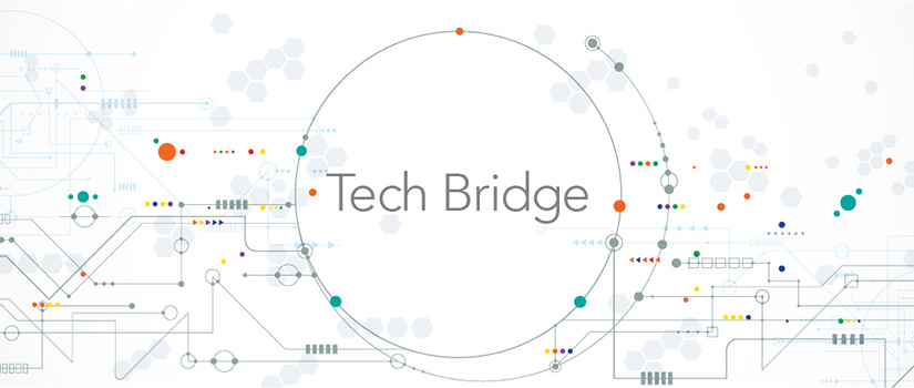 graphic with word tech bridge