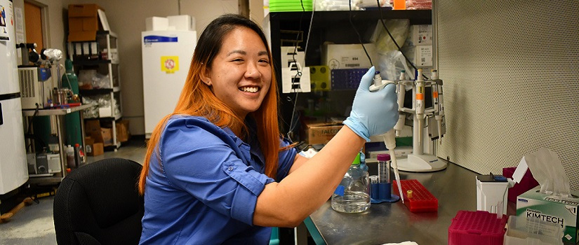 Biomedical engineering Ph.D. student Candice Cheung