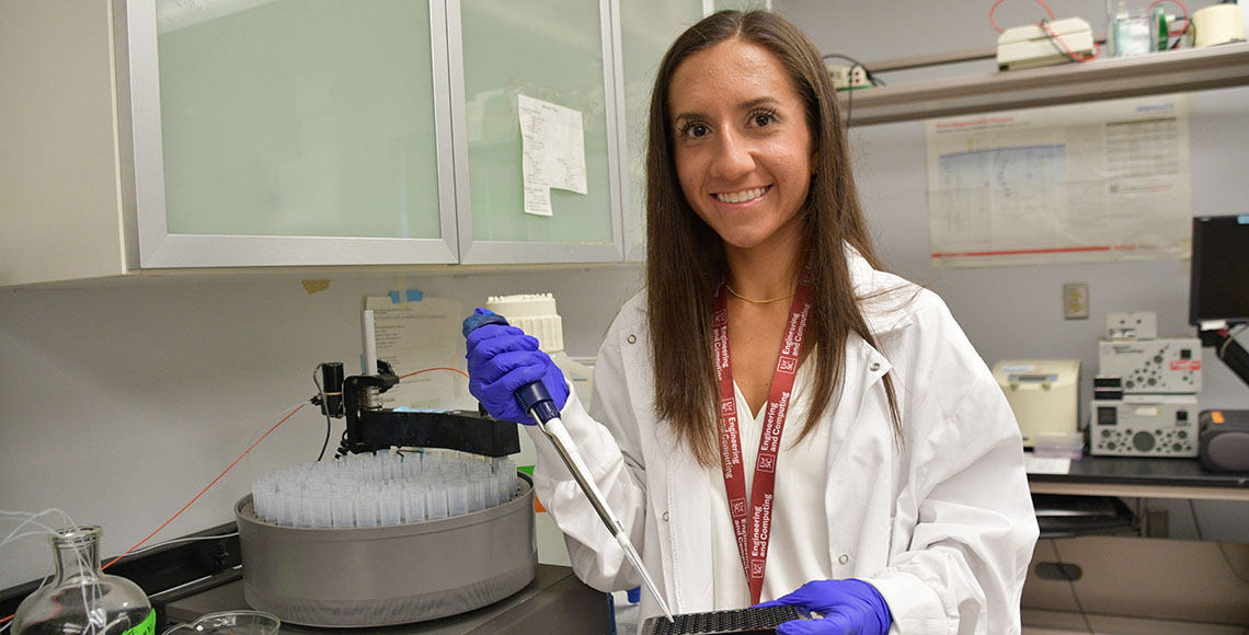 Doctoral candidate Amy Veihdeffer