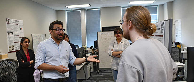 Ramtin Zand and graduate students in iCAS Lab.