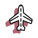 Graphic of airplane