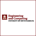 garnet and black logo that read UofSC Engineering and Computing