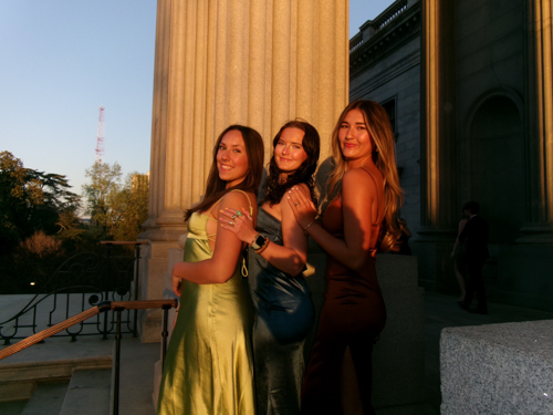 Maddy Daino with friends.