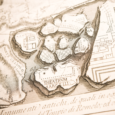Close up of a historical document