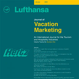 cover of Journal of Vacation Marketing