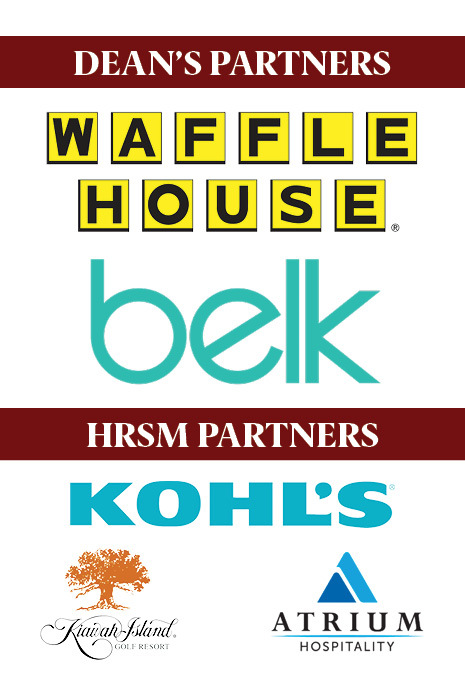 Thank you to HRSM Dean's Partners Waffle House and Belk, and HRSM Partners Kiawah Island Golf Resort, Kohl's and Atrium Hospitality