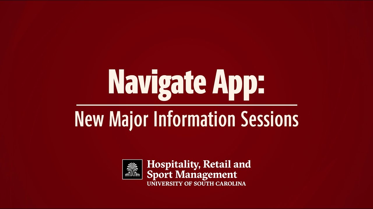 Navigate App: New Major Information Sessions