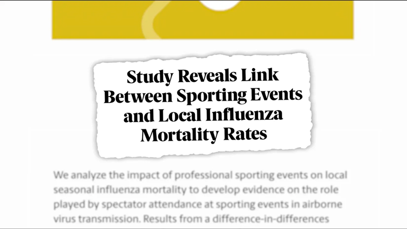 Study reveals link between sporting events and local influenza mortality rates