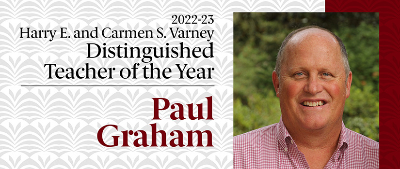 Paul Graham headshot, 2022-23 HRSM Teacher of the Year
