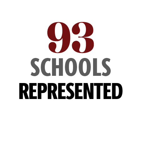 93 schools represented