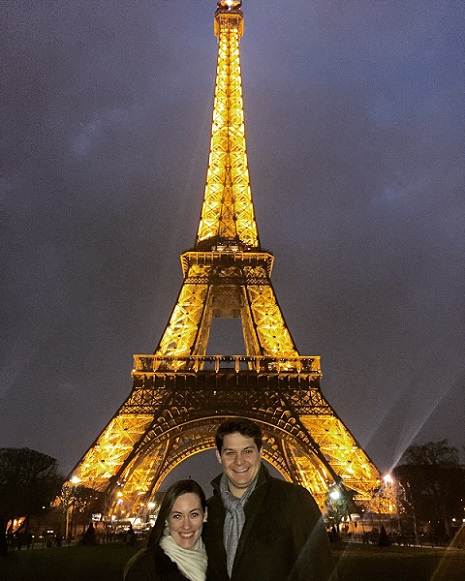 Emily and Matt in Paris
