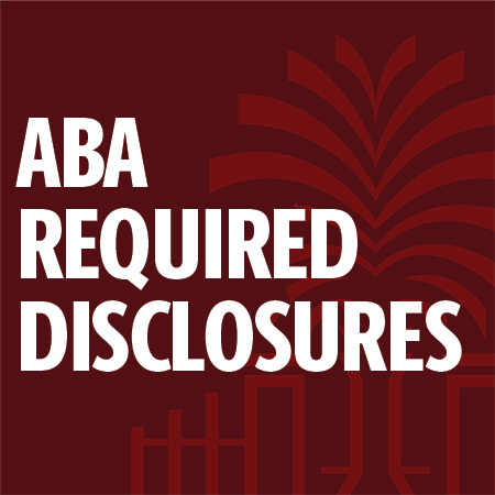 ABA Disclosure Button