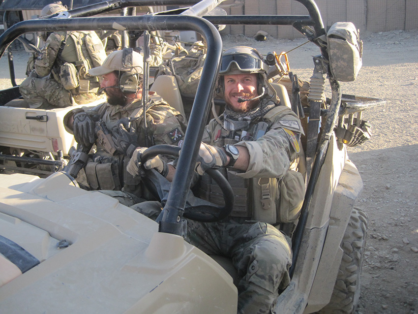 Phil Nordstrom Driving a Four-Wheeler
